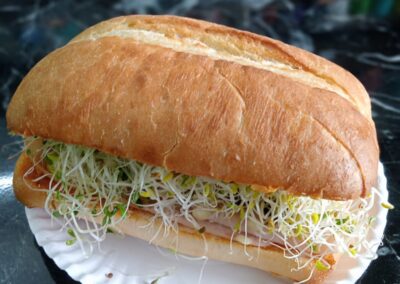 Cafe la Promesa - Turkey & Ham Chapata